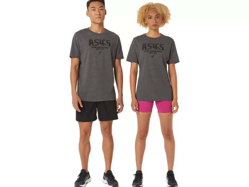 Cheap ASICS 1977 MTN TEE Dark Grey Heather