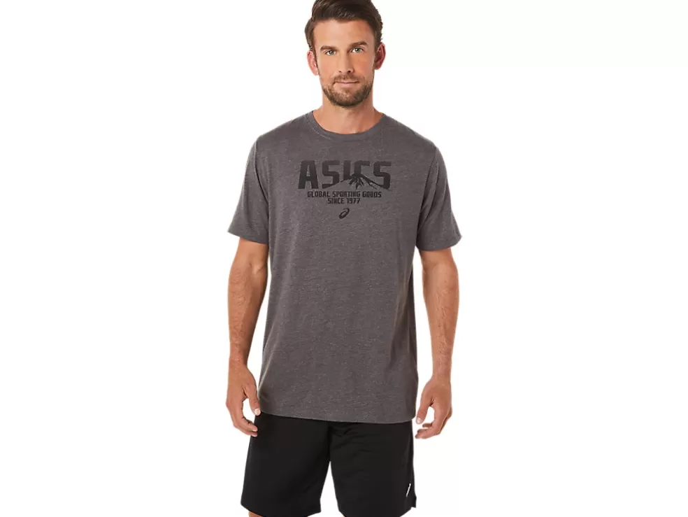 Cheap ASICS 1977 MTN TEE Dark Grey Heather