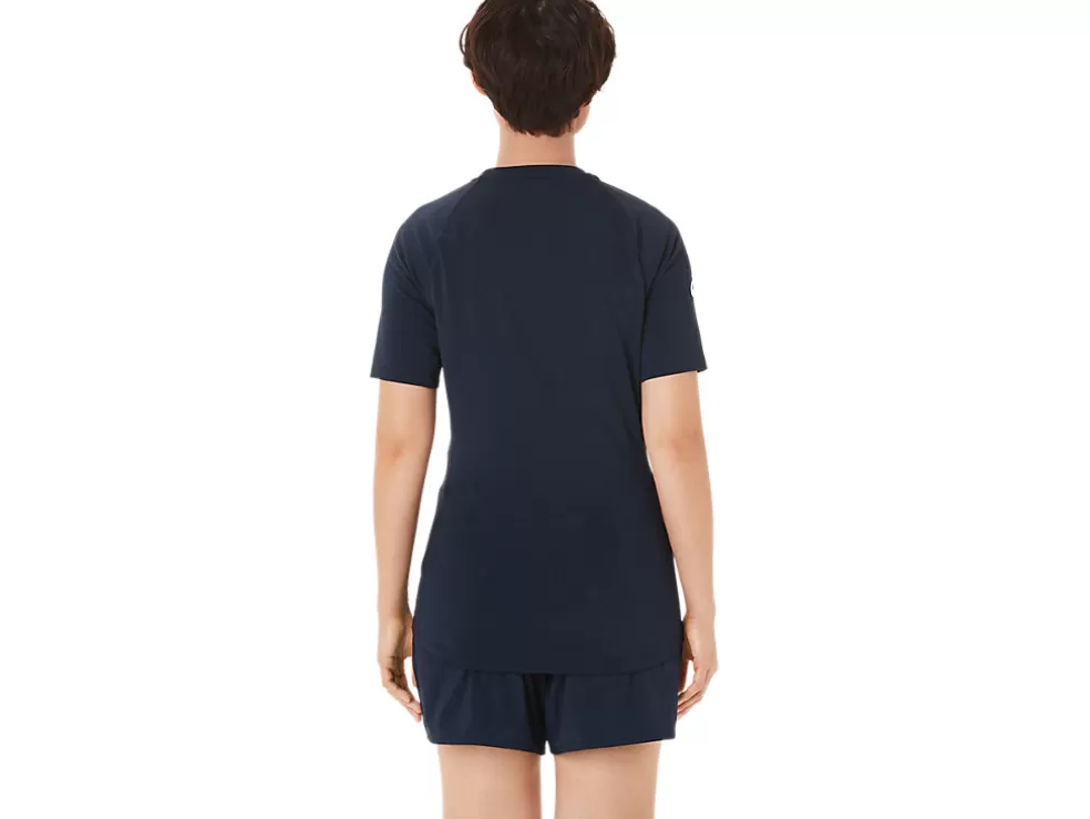 Sale ASICS 2 PIECE WRESTLING TOP Team Navy