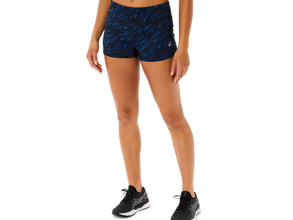 Best Sale ASICS 2IN TRAIN SHORT Night Shade/Lake Drive Print