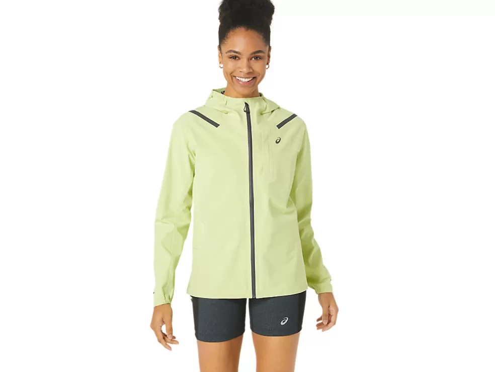 Discount ASICS ACCELERATE WATERPROOF 2.0 JACKET Glow Yellow