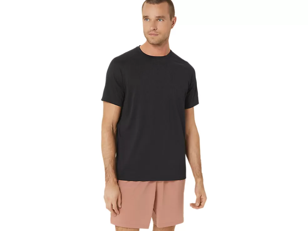 Cheap ASICS ACTIBREEZE JACQUARD SHORT SLEEVE TOP Performance Black