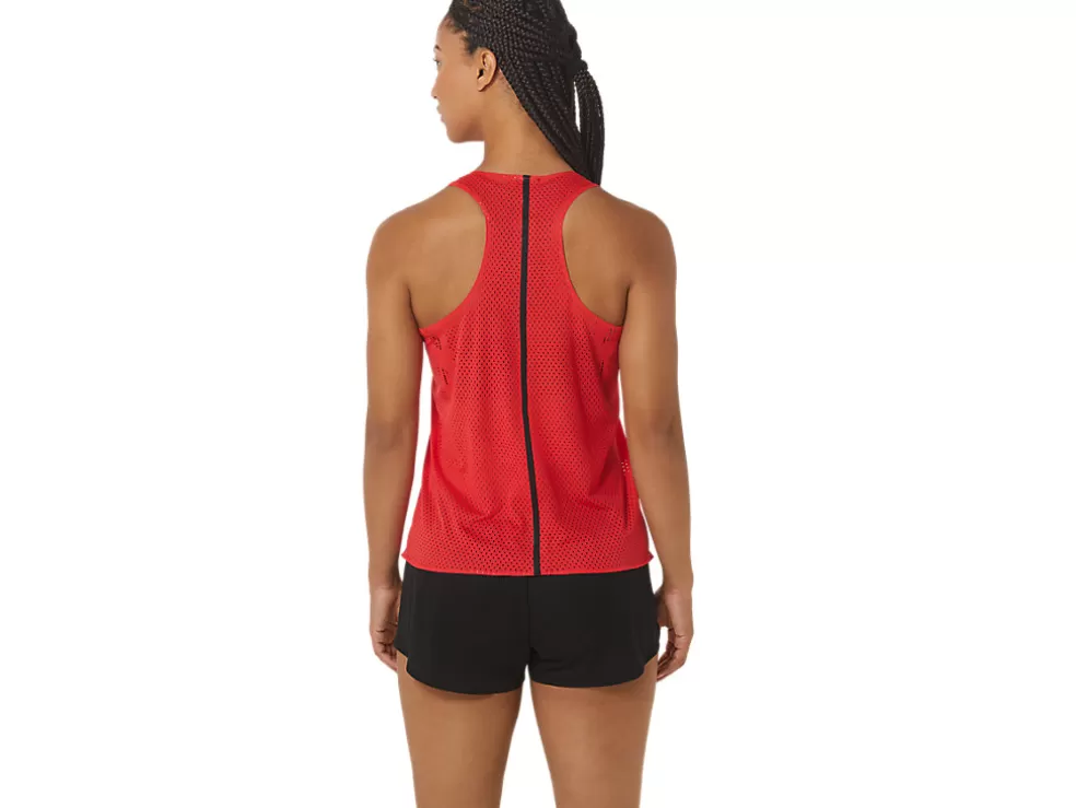 Flash Sale ASICS ACTIBREEZE JACQUARD SINGLET Electric Red