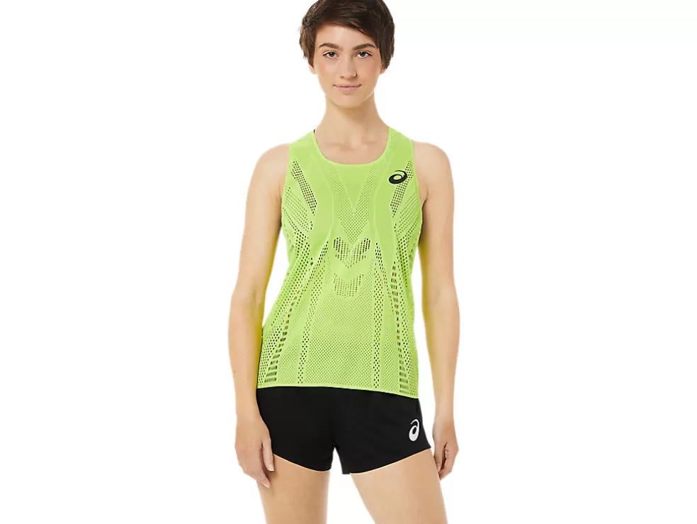 Discount ASICS ACTIBREEZE SINGLET Hazard Green