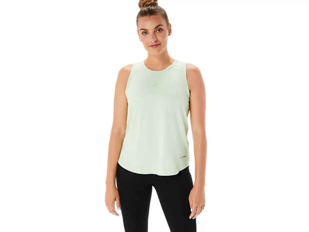 Shop ASICS ACTIBREEZE SLEEVELESS TOP Whisper Green