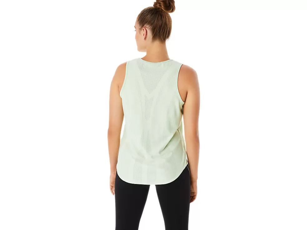 Shop ASICS ACTIBREEZE SLEEVELESS TOP Whisper Green