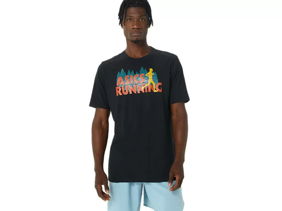 Online ASICS EVERGREEN TRAIL RUN TEE Performance Black