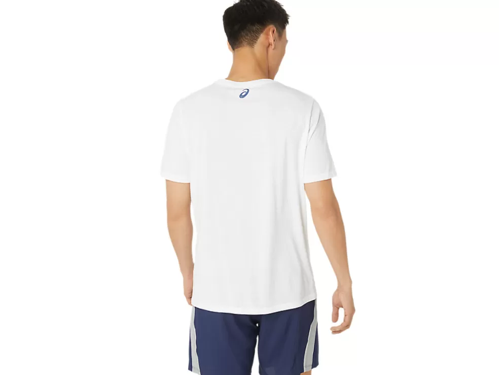 Cheap ASICS EVERGREEN TRAIL RUN TEE Brilliant White