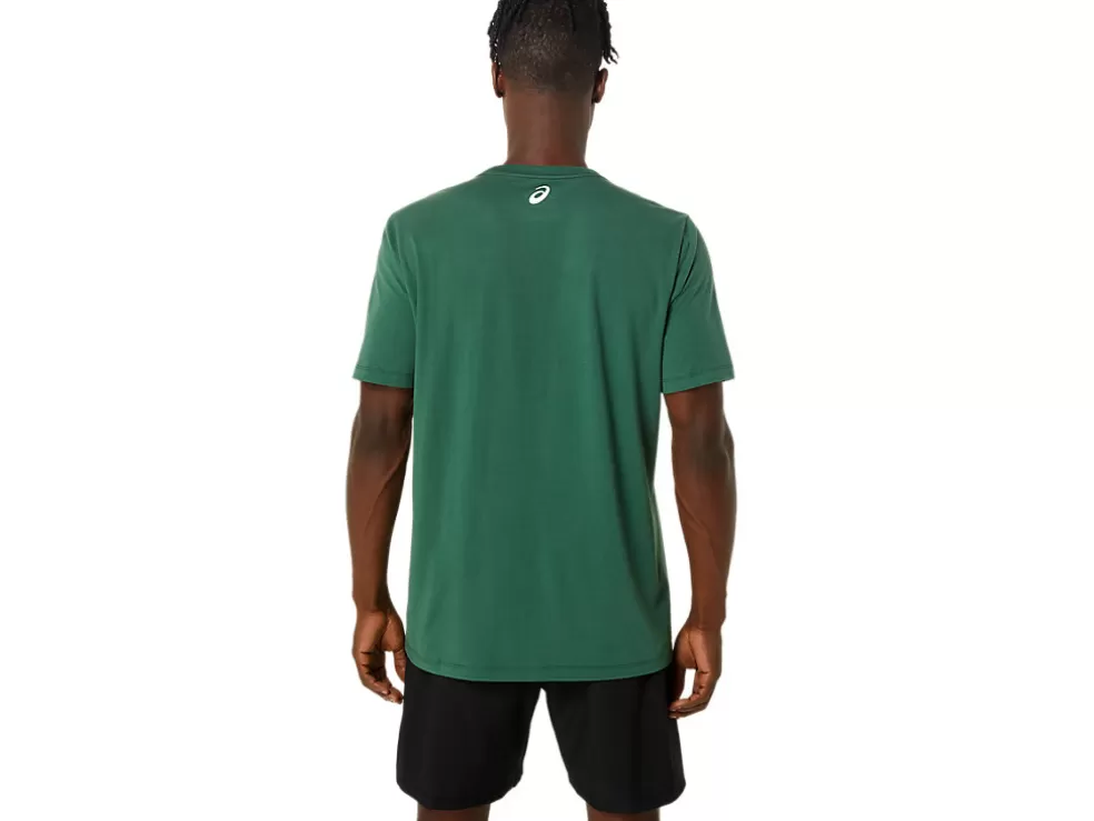 Online ASICS HOLIDAY LIGHTS LOGO CREW Hunter Green