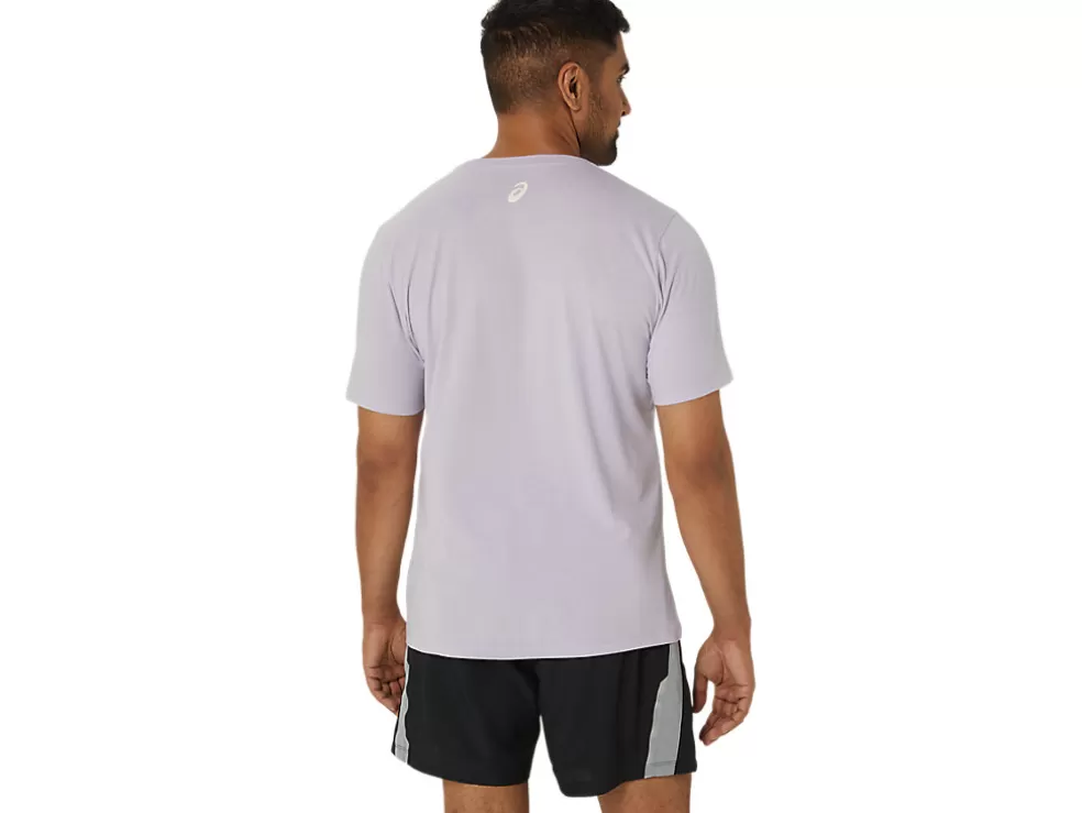 Fashion ASICS STRIPE SHORT SLEEVE TEE Dusk Violet