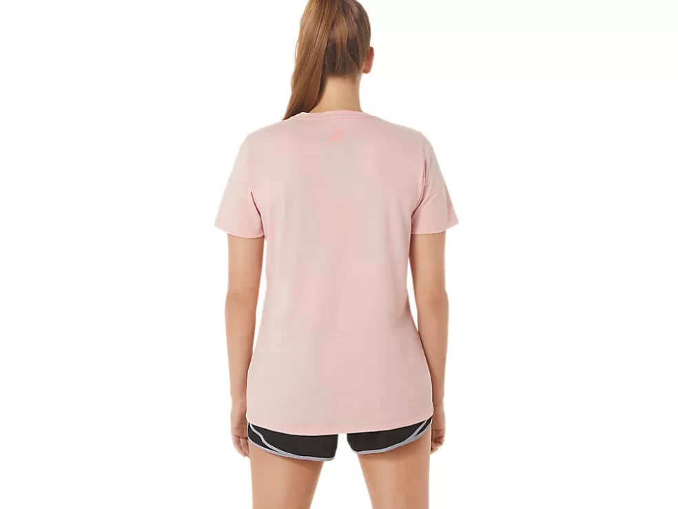 Cheap ASICS STRIPES V-NECK Frosted Rose