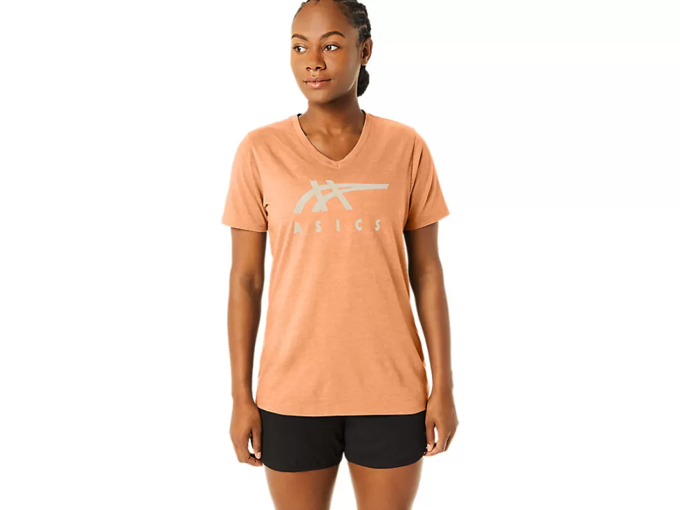 Flash Sale ASICS STRIPES V-NECK Summer Dune