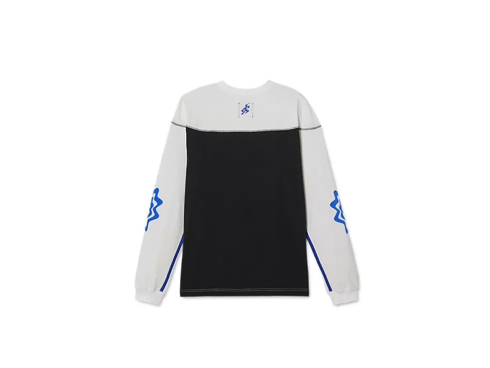 Store ASICS BIXANCE LONG SLEEVE Optic White X Obsidian Black