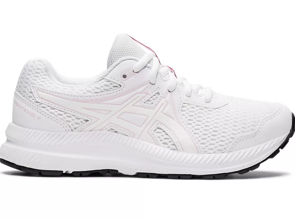 Flash Sale ASICS CONTEND 7 GRADE SCHOOL White/Barely Rose