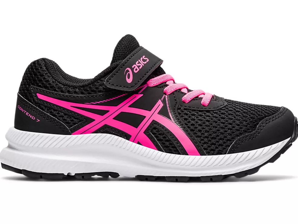 Online ASICS CONTEND 7 PRE-SCHOOL Black/Hot Pink