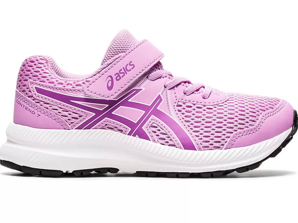 Shop ASICS CONTEND 7 PRE-SCHOOL Lavender Glow/Orchid