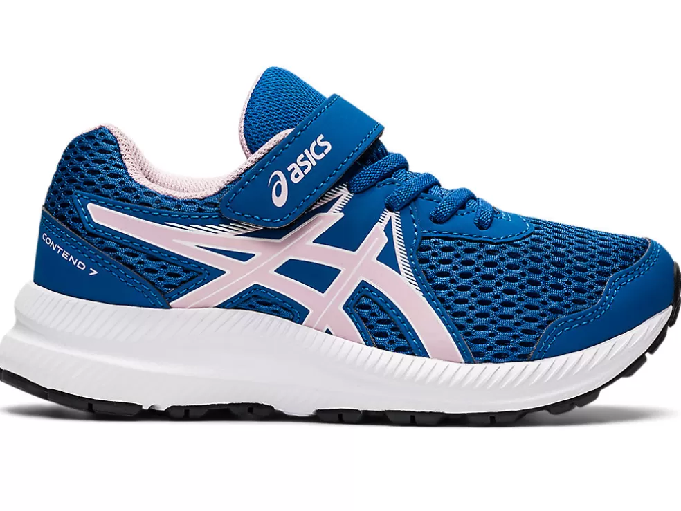 Cheap ASICS CONTEND 7 PRE-SCHOOL Lake Drive/Barely Rose