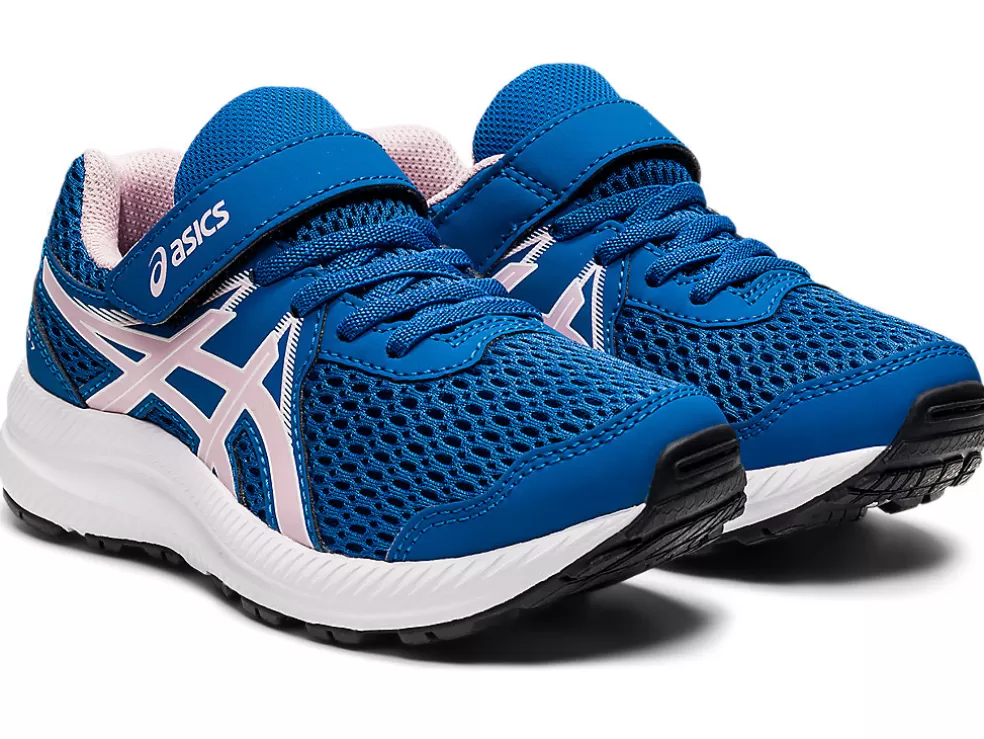 Cheap ASICS CONTEND 7 PRE-SCHOOL Lake Drive/Barely Rose