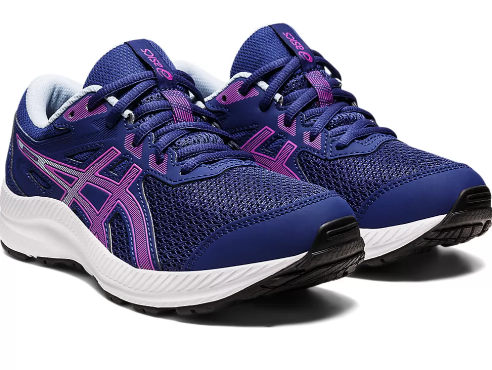 Best Sale ASICS CONTEND 8 GRADE SCHOOL Dive Blue/Orchid