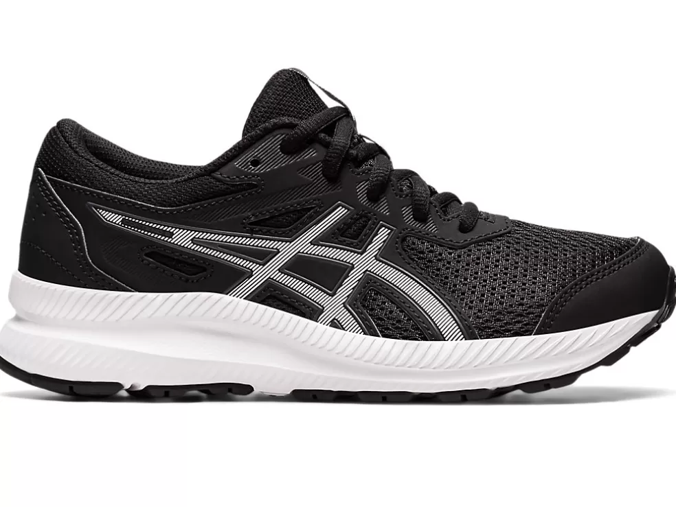 Flash Sale ASICS CONTEND 8 GRADE SCHOOL Black/White