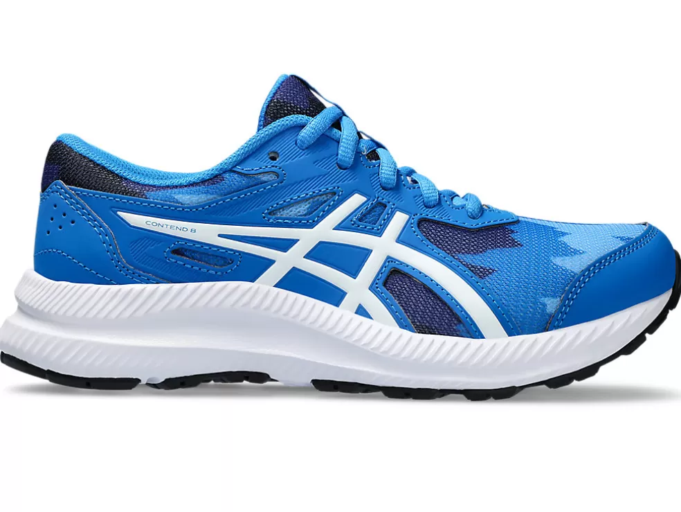 New ASICS CONTEND 8 GRADE SCHOOL Electric Blue/White