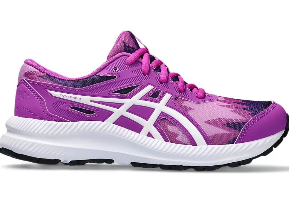 Store ASICS CONTEND 8 GRADE SCHOOL Orchid/White