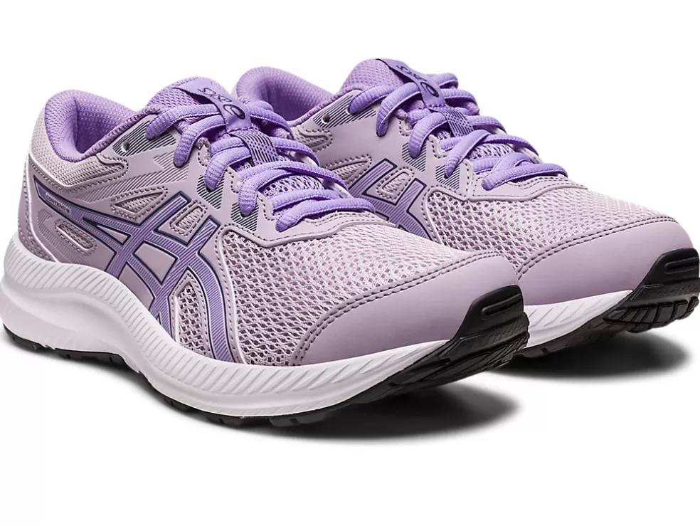 Online ASICS CONTEND 8 GRADE SCHOOL Dusk Violet/Digital Violet