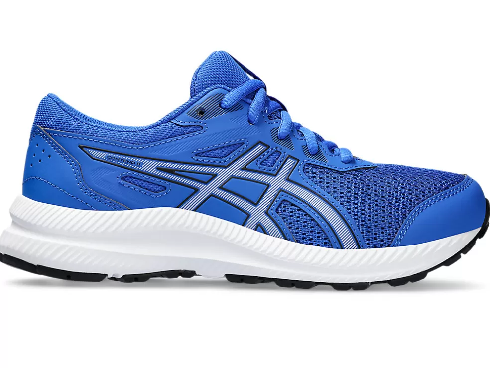 Best Sale ASICS CONTEND 8 GRADE SCHOOL Illusion Blue/Pure Silver