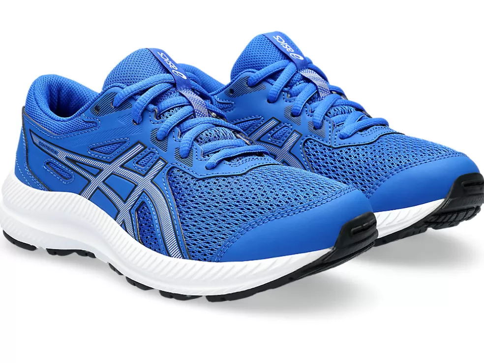 Best Sale ASICS CONTEND 8 GRADE SCHOOL Illusion Blue/Pure Silver