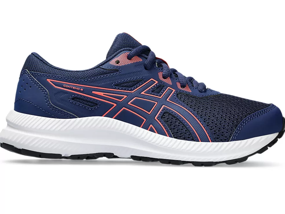 Fashion ASICS CONTEND 8 GRADE SCHOOL Blue Expanse/Blue Expanse