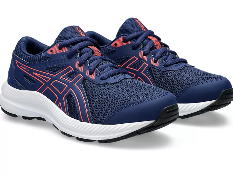 Fashion ASICS CONTEND 8 GRADE SCHOOL Blue Expanse/Blue Expanse