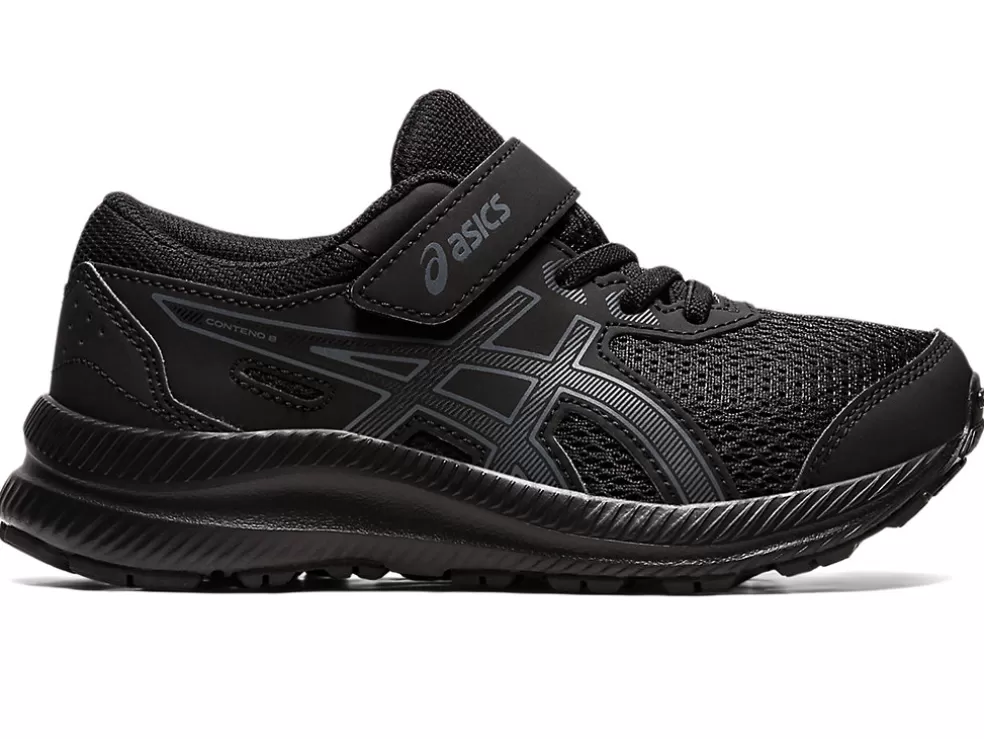 Sale ASICS CONTEND 8 PRE-SCHOOL Black/Carrier Grey