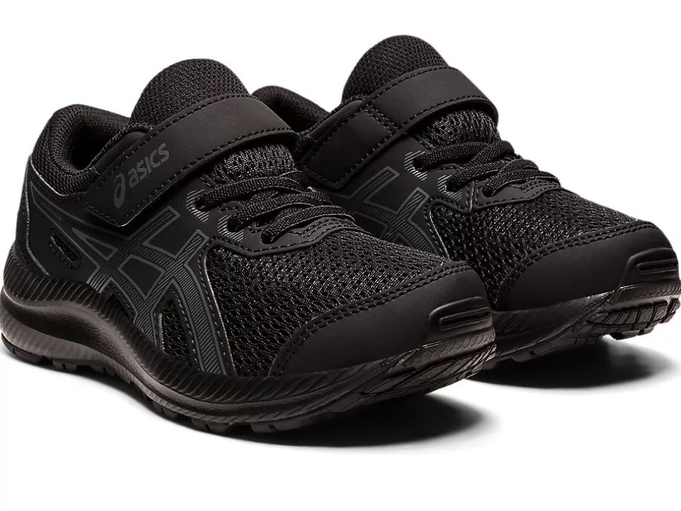 Sale ASICS CONTEND 8 PRE-SCHOOL Black/Carrier Grey