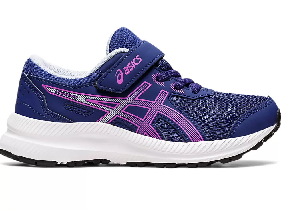 Cheap ASICS CONTEND 8 PRE-SCHOOL Dive Blue/Orchid