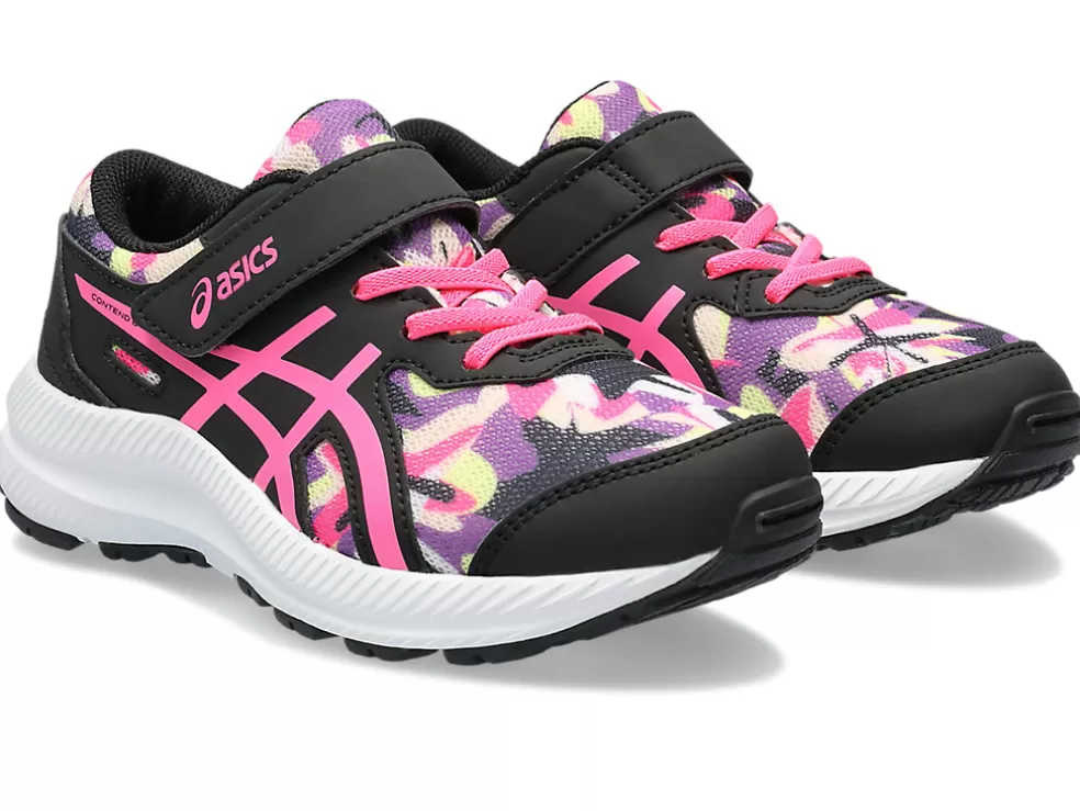 Clearance ASICS CONTEND 8 PRE-SCHOOL Black/Hot Pink