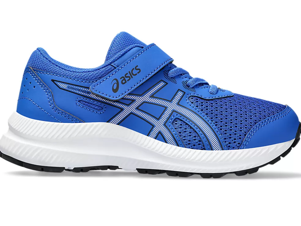 Clearance ASICS CONTEND 8 PRE-SCHOOL Illusion Blue/Pure Silver