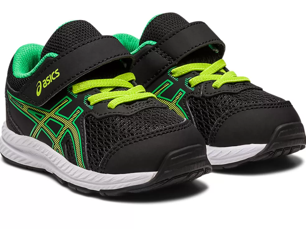 Best ASICS CONTEND 8 TODDLER SIZE Black/Lime Zest