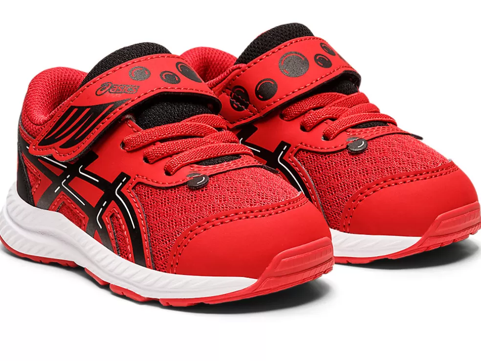 Cheap ASICS CONTEND 8 TODDLER SIZE SCHOOL YARD Classic Red/Black