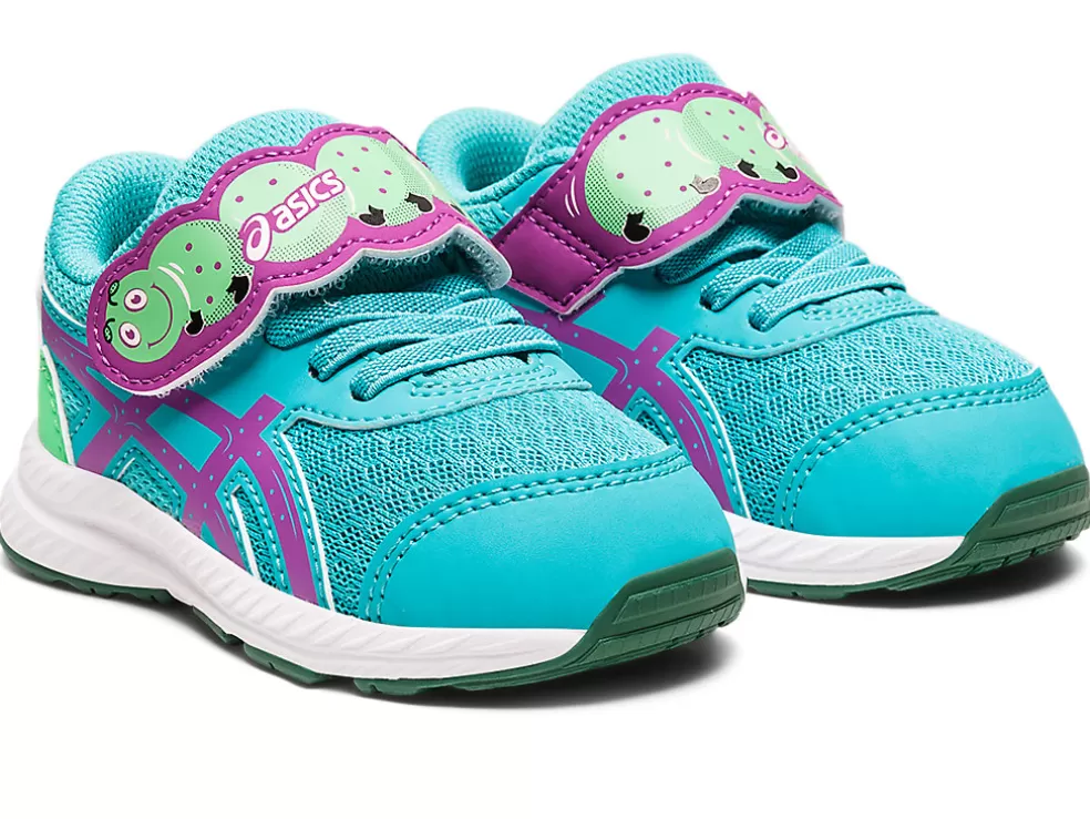 Discount ASICS CONTEND 8 TODDLER SIZE SCHOOL YARD Sea Glass/Orchid