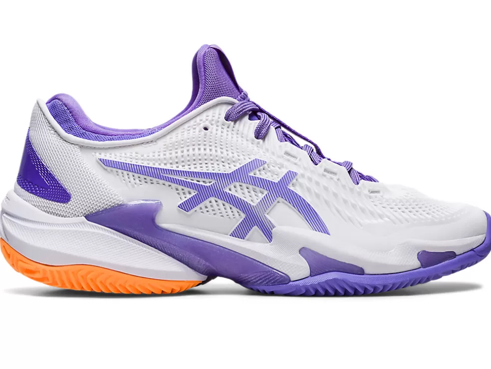 Shop ASICS COURT FF 3 CLAY White/Amethyst