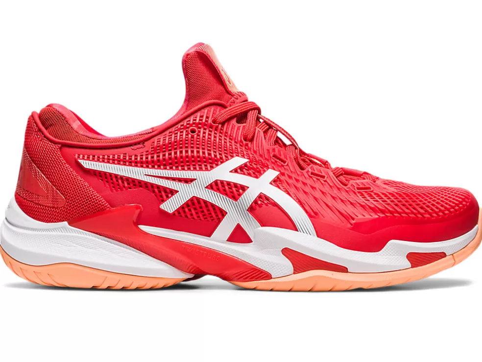 Sale ASICS COURT FF 3 NOVAK Fiery Red/White