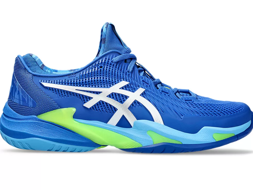 Discount ASICS COURT FF 3 NOVAK Tuna Blue/White