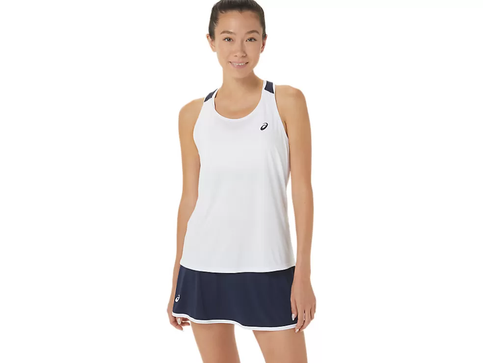 Shop ASICS COURT TANK Brilliant White/Midnight