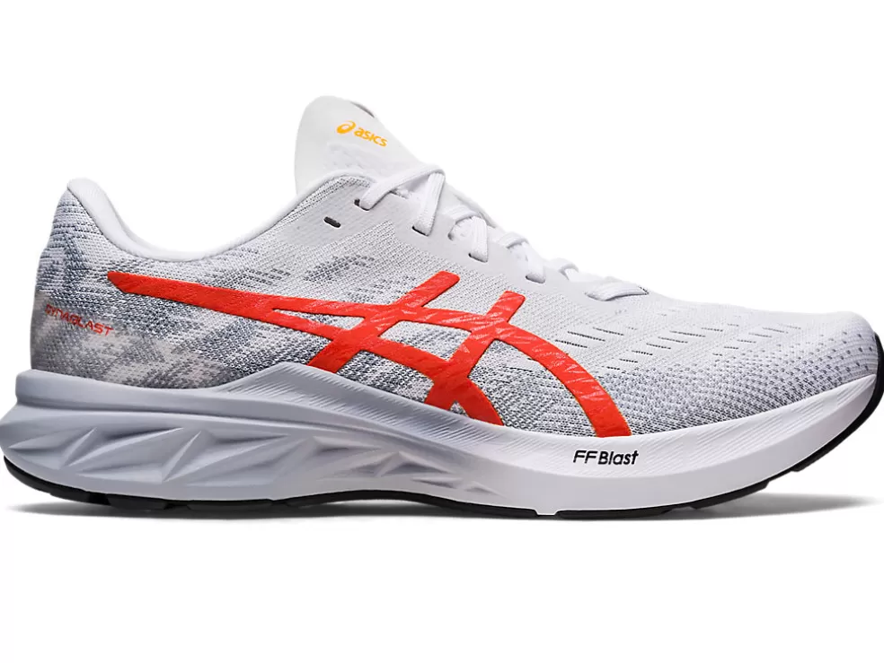 Discount ASICS DYNABLAST 3 White/Cherry Tomato