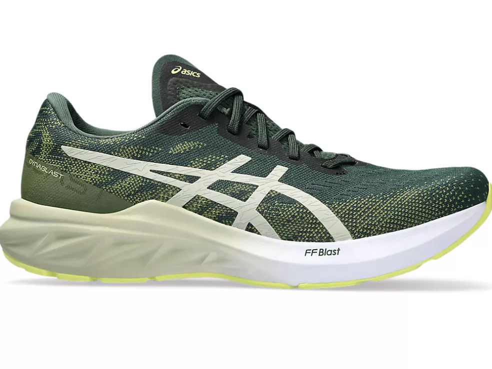 Shop ASICS DYNABLAST 3 Rain Forest/Dried Leaf Green