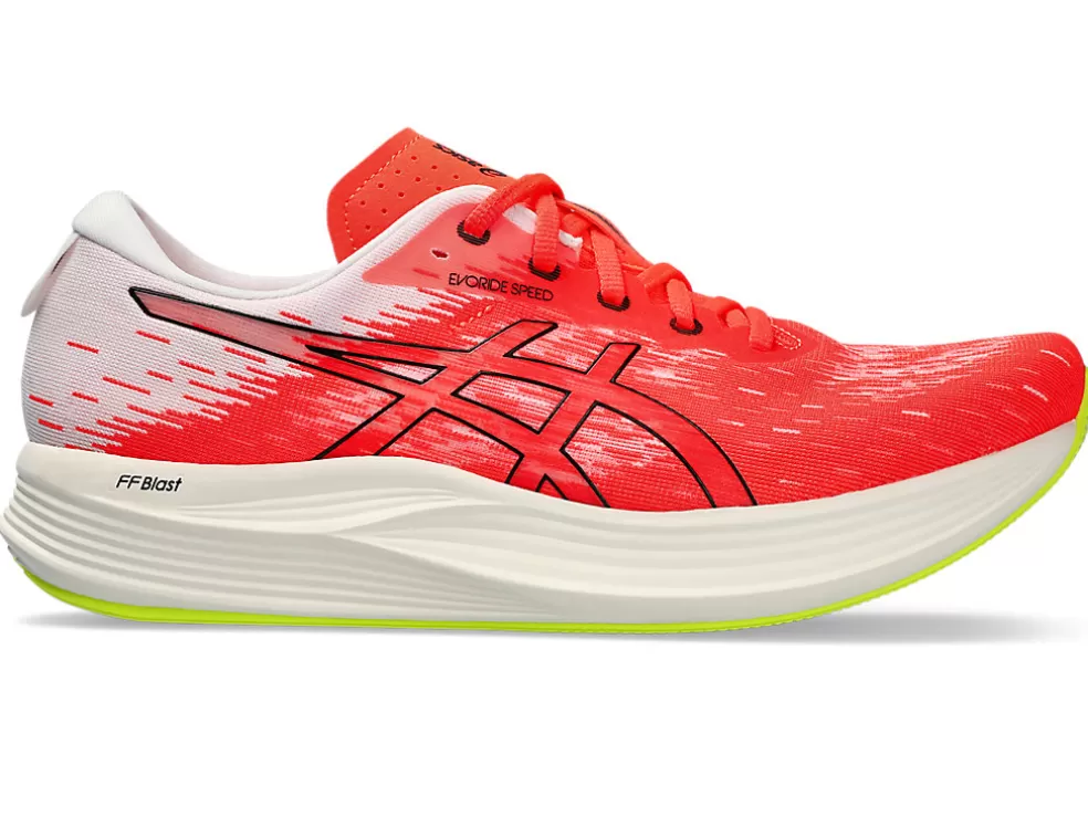 Hot ASICS EVORIDE SPEED 2 WIDE Sunrise Red/Black