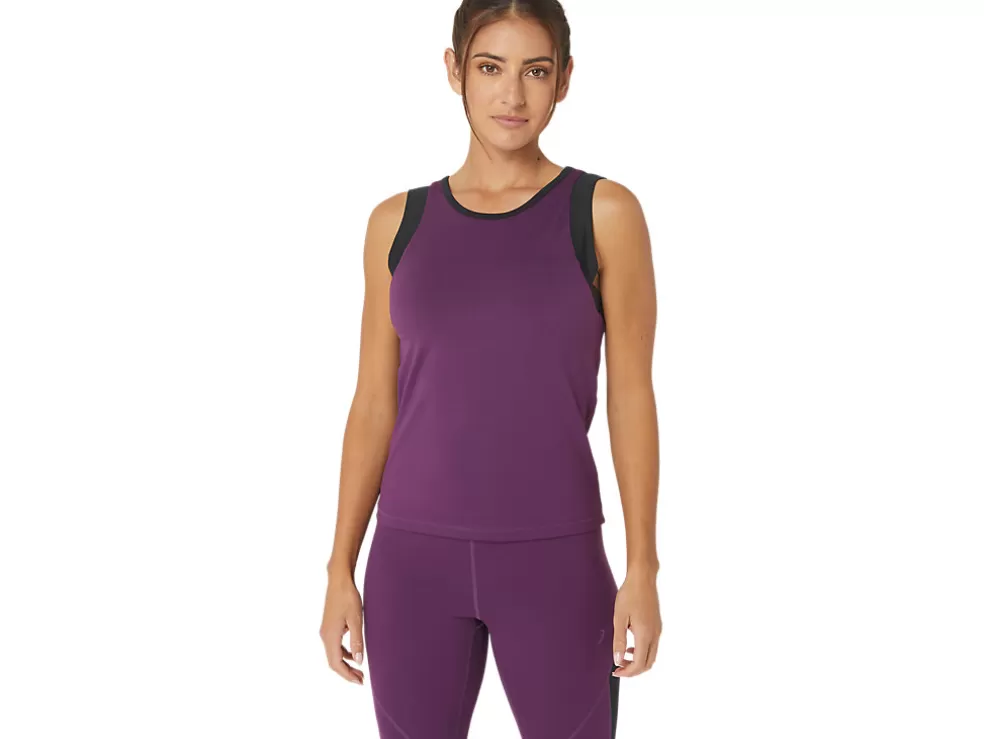 Hot ASICS FLEX BRA TOP Deep Mauve