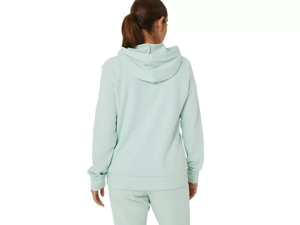 Online ASICS FRENCH TERRY PULLOVER HOODIE Pale Blue