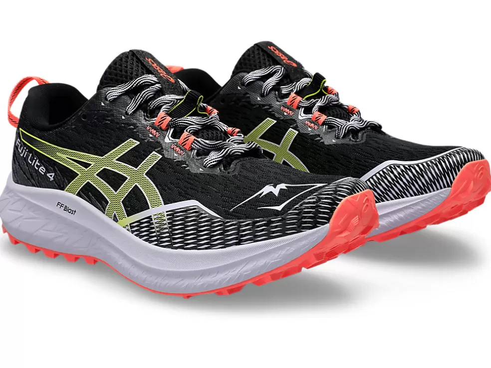 Cheap ASICS Fuji Lite 4 Black/Cacti