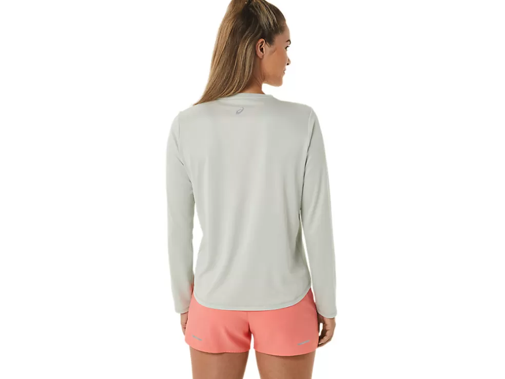 Sale ASICS FUJITRAIL LOGO LONG SLEEVE TOP Light Sage